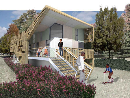 法国住宅设计效果图二 环境艺术--创意图库 #采