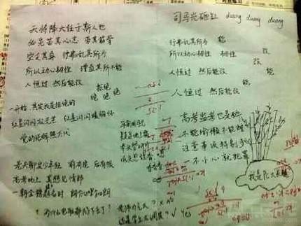 同学在高考结束后发现高考监考老师的草稿纸