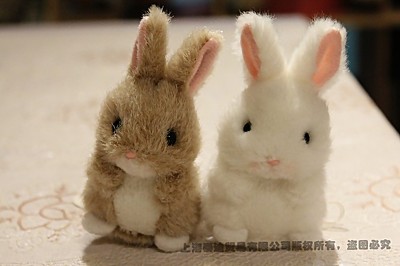 【图】高档工艺品兔子挂件  兔宝宝 手机车内挂